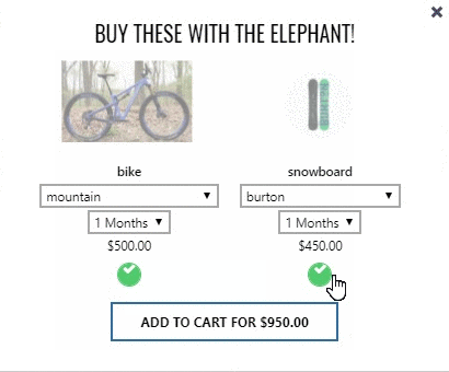 Upselling subscriptions