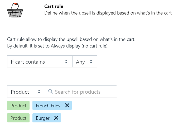 Cart rules