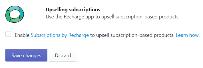 Upselling subscriptions